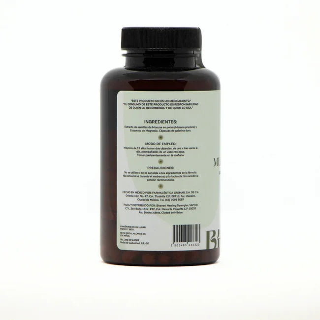 MUCUNA PRURIENS 120 CAPSULAS BHAVANI