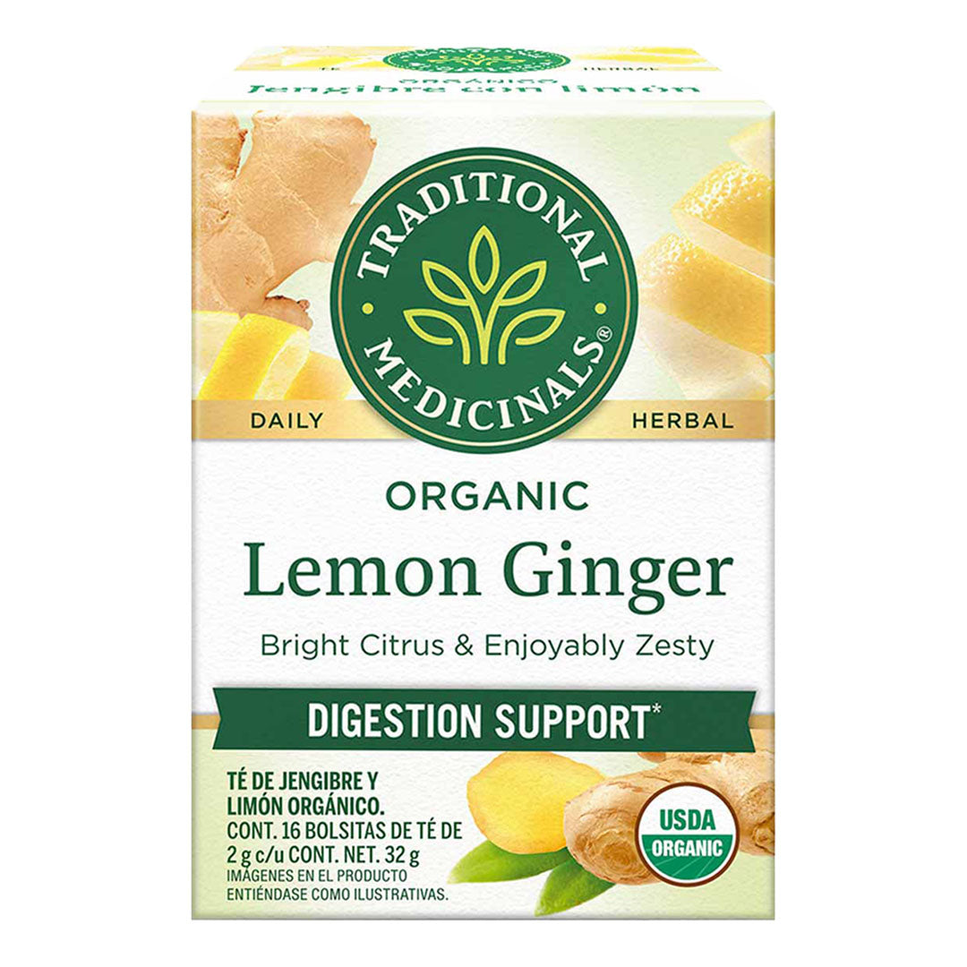 TE HOJA DE HIERBA LIMON CON JENGIBRE ORGANICO 32 GR