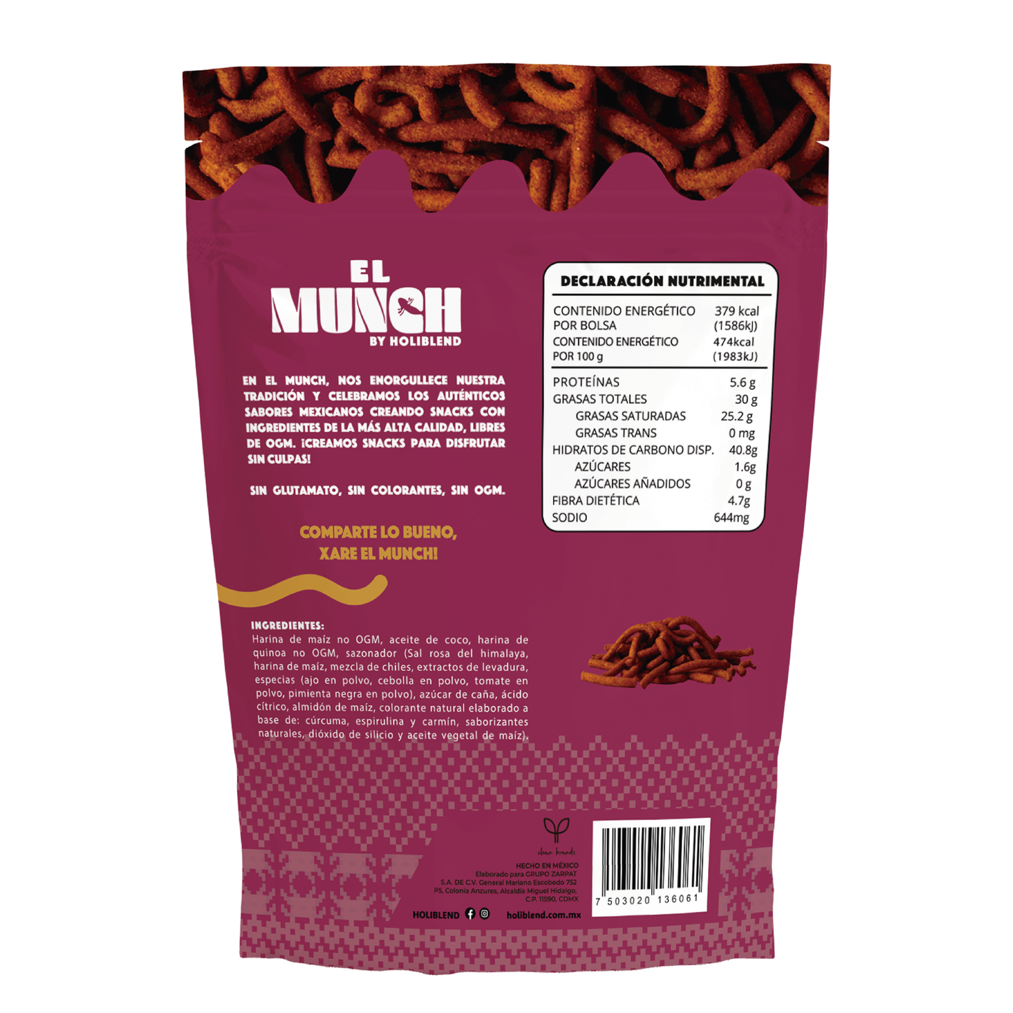 HOLICHURROS CHIPOTLE 80 GR HOLIBLEND