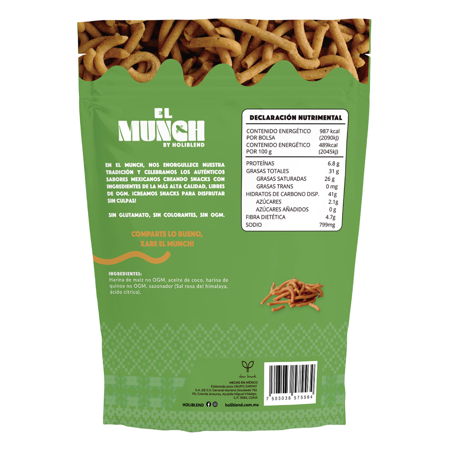HOLICHURROS SAL Y LIMON 200 GR HOLIBLEND