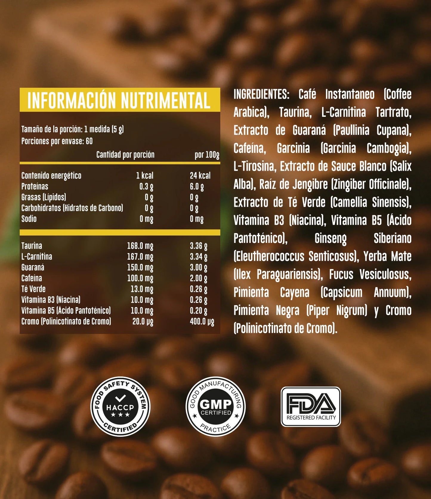 CAFE FIT 300 GR
