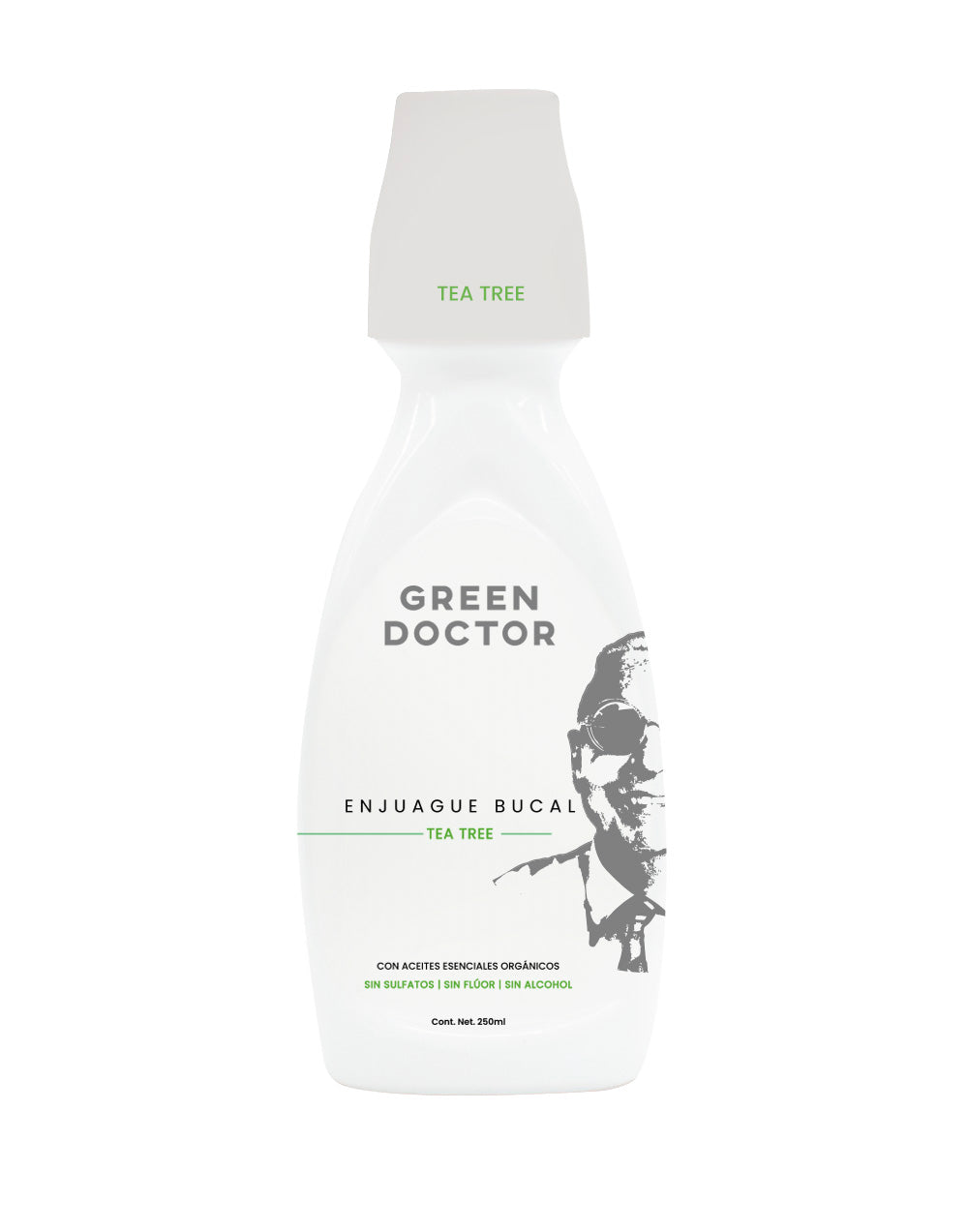 ENJUAGUE BUCAL FRESH TEA TREE GREEN DOCTOR 250 ML