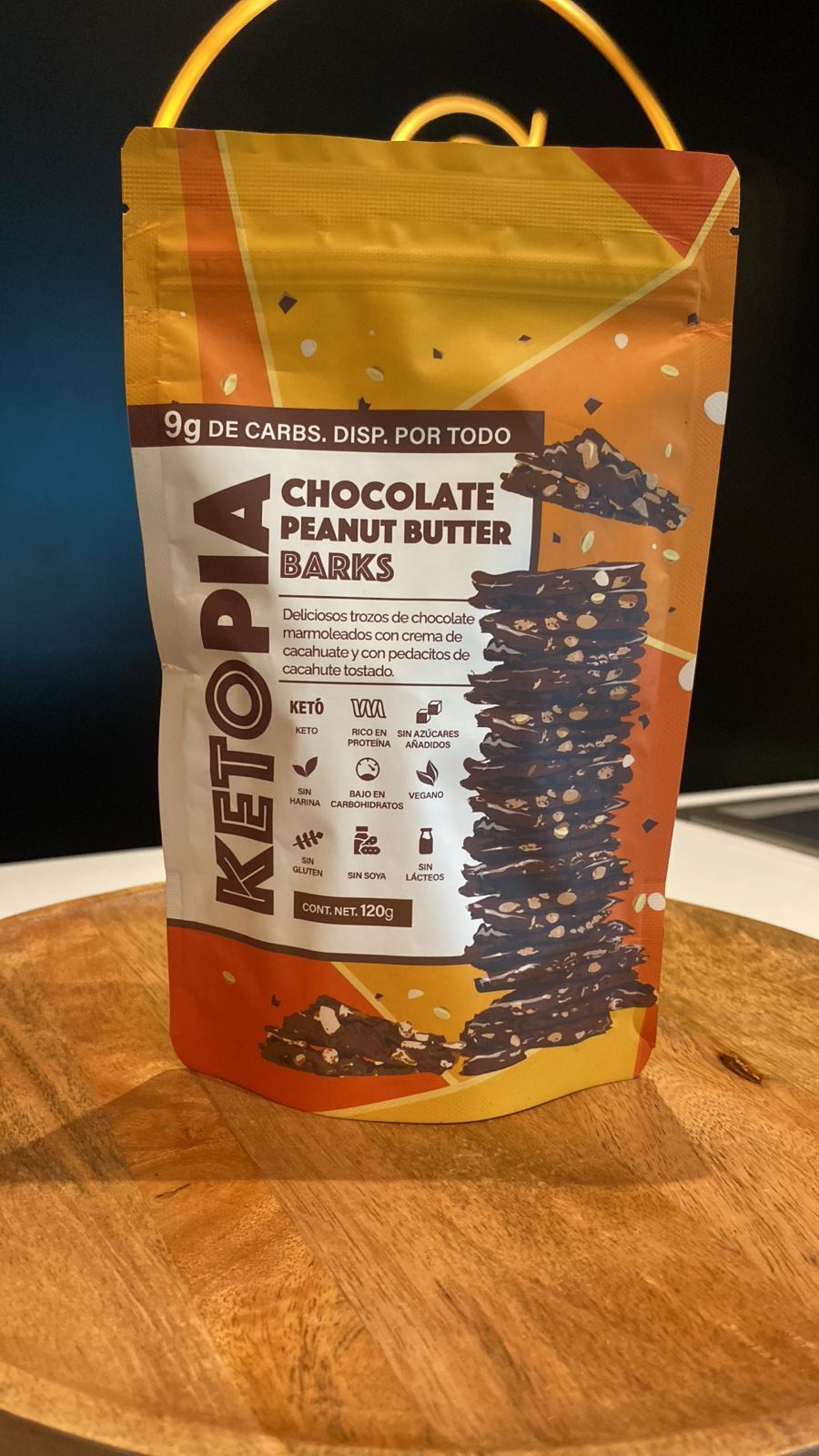 CHOCOLATE PEANUT BUTTER BARKS KETOPIA SECO