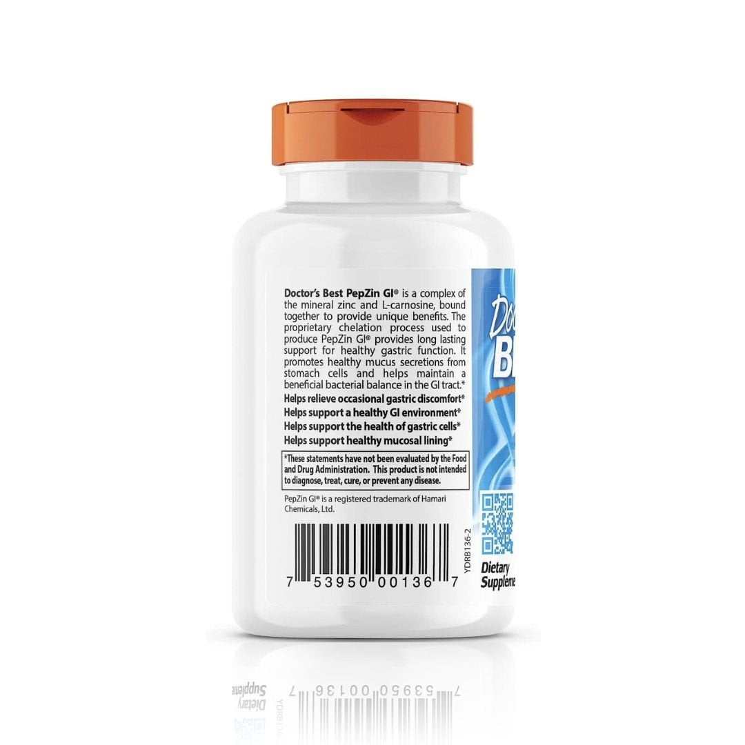 ZINC + L CARNOSINA 120 CAPS (PEPZINGL) DOCTOR`S BEST