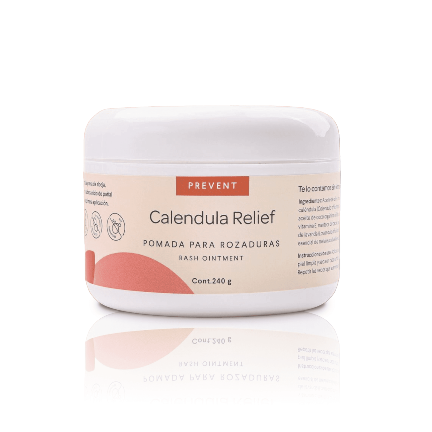 CALENDULA RELIEF POMADA PARA ROSADURAS 240GR BLOOMS & BLENDS - Oc Market