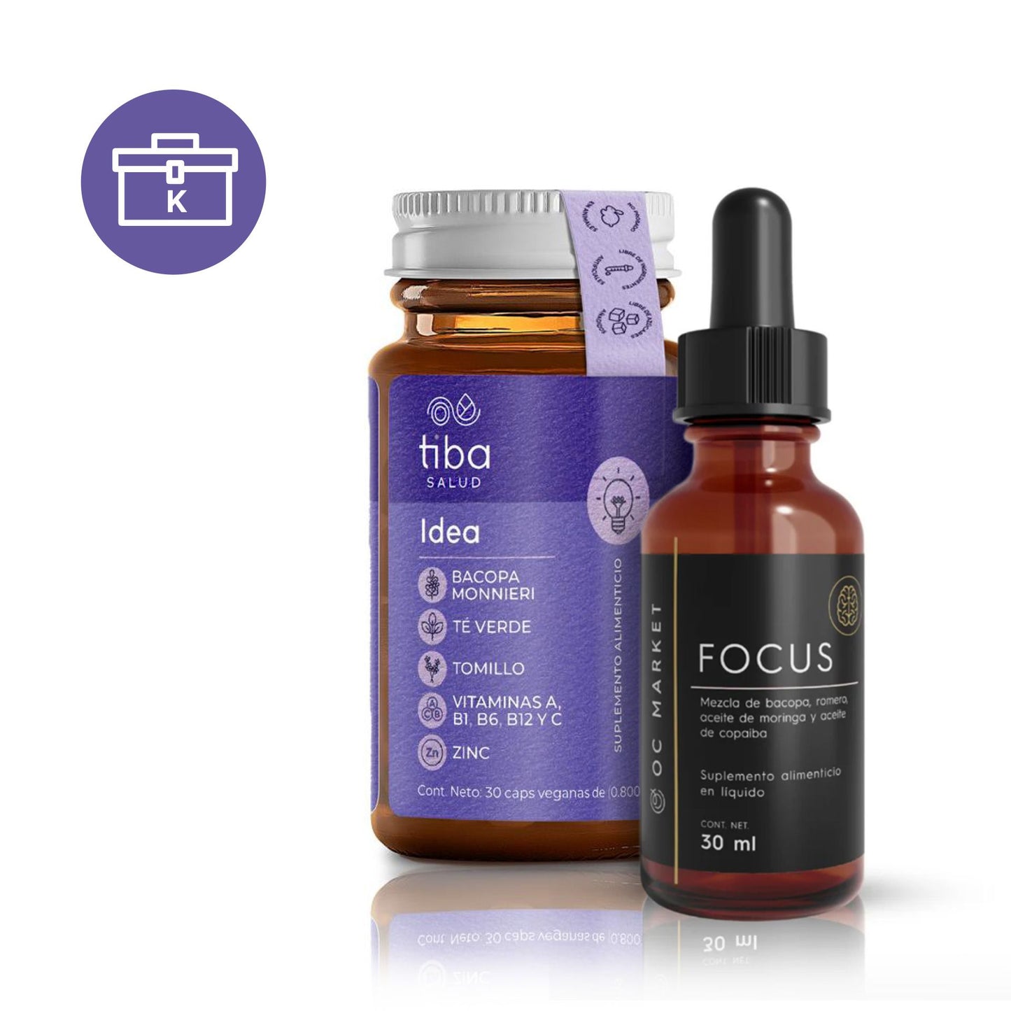 KIT CONCENTRACION Y MEMORIA TIBA & OC MARKET