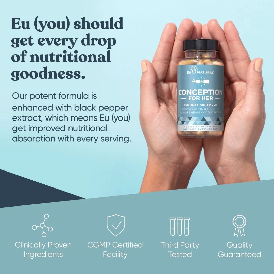 CONCEPTION INOSITOL & VITEX FEMALE FERTILIDAD 60 CAPS EU NATURAL ENERO - Oc Market