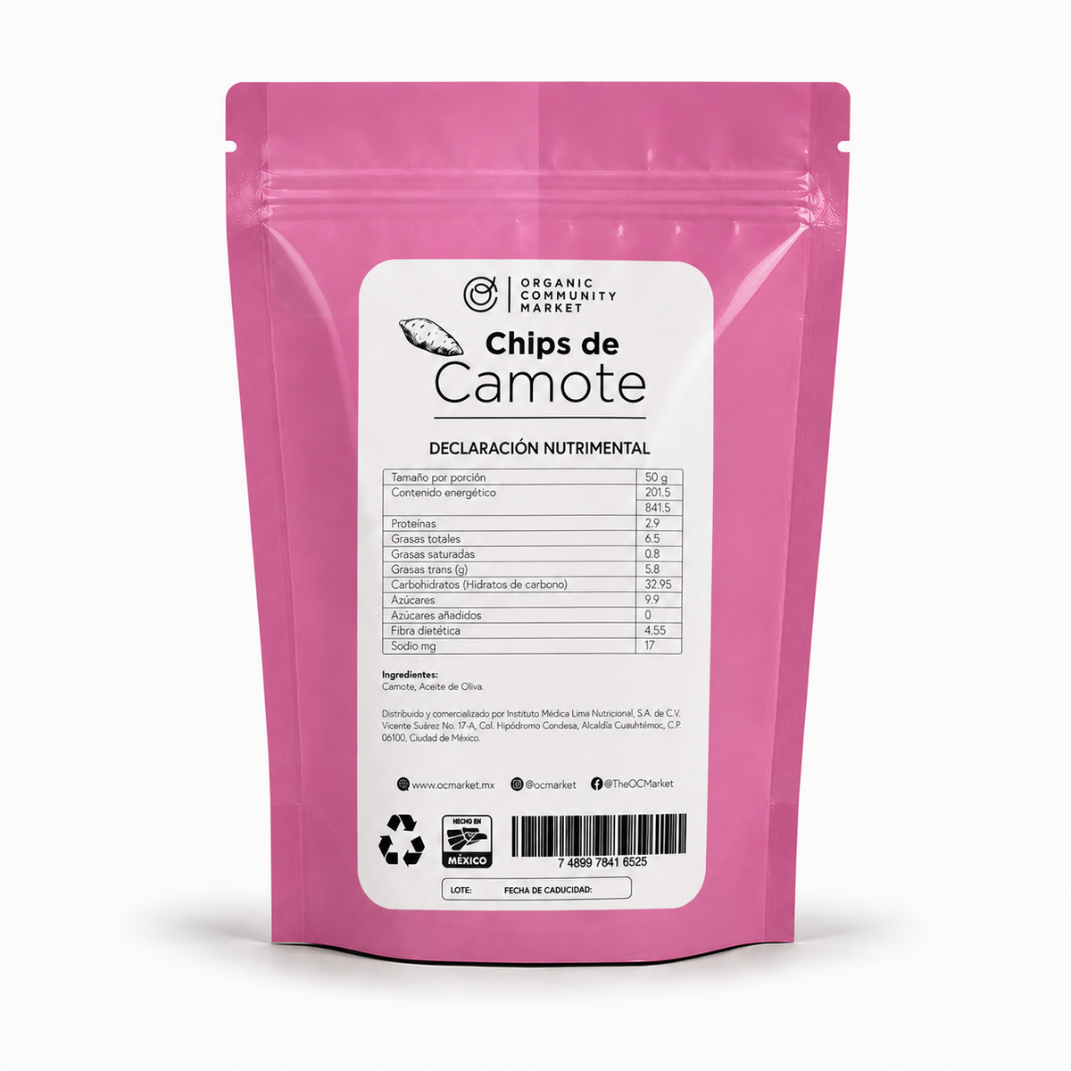CHIPS DE CAMOTE 100g