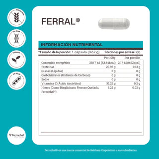 FERRAL BISGLICINATO FERROSO & VITAMINA C
