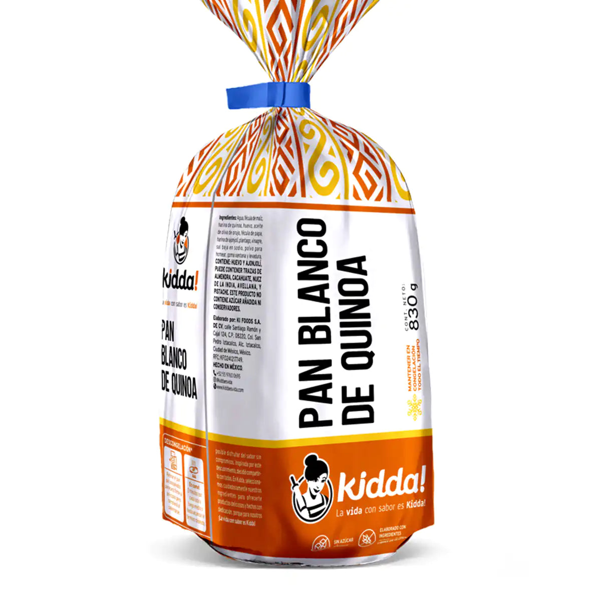 PAN DE QUINOA ALTO EN FIBRA 830 GR