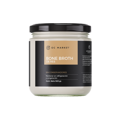 BONE BROTH DE RES 500 ML · ENVÍO EXCLUSIVO EN CDMX ·
