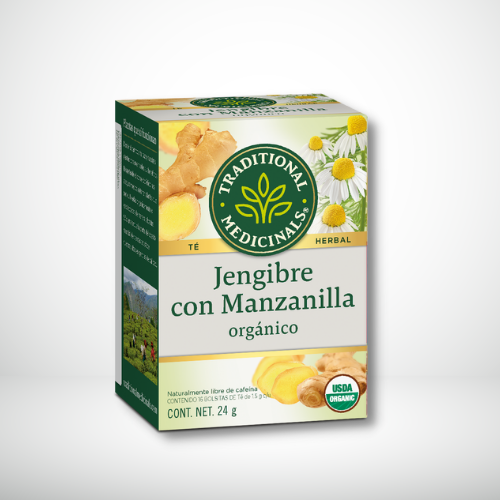 TÉ DE JENGIBRE Y MANZANILLA TRADITIONAL MEDICINALS