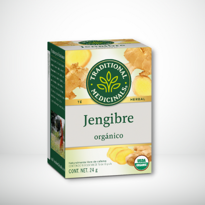 TÉ DE JENGIBRE ORGÁNICO TRADITIONAL MEDICINALS