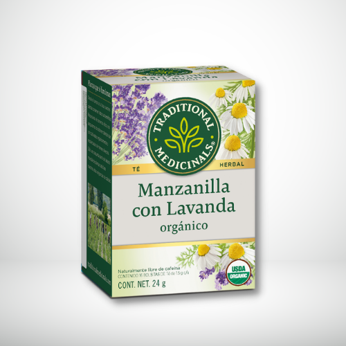 TÉ DE MANZANILLA CON LAVANDA TRADITIONAL MEDICINALS