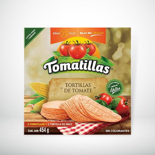 TORTILLAS DE TOMATE TOMATILLAS 454 G