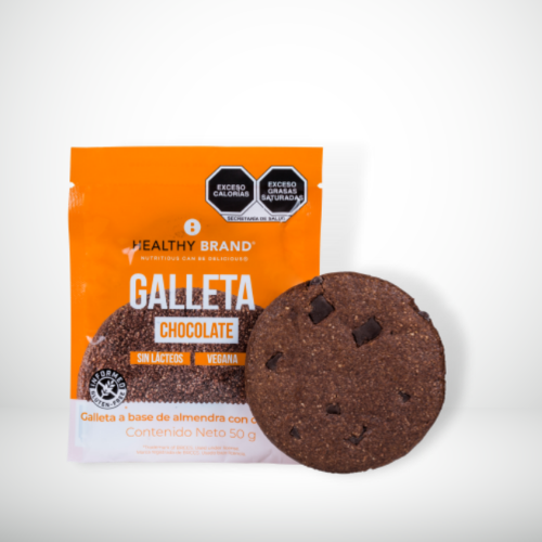 GALLETA DE CHOCOLATE 50 GRS BE HEALTHY BRAND