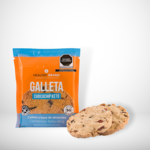 GALLETA CHOCOCHIP KETO BE HEALTHY 40GR HEALTHY BRAND