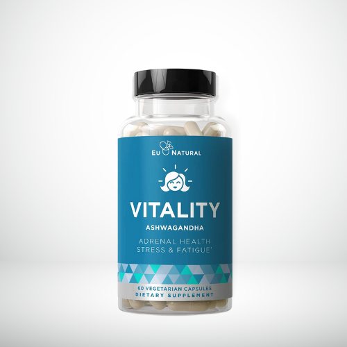 VITALITY ASHWAGANDA 60 CAPS EU NATURAL ADRENAL HEALTH STRESS & FATIGUE