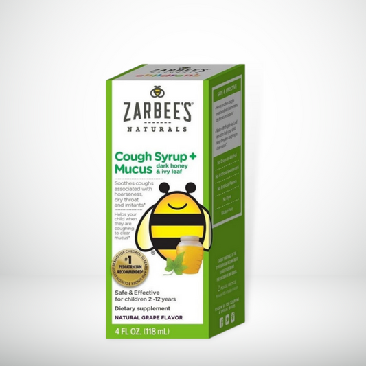 COUGH SYRUP  MUCUS 118 ML ZARBEE'S NIÑOS  JARABE PARA LA TOS  MUCOSIDAD