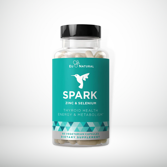 SPARK ZINC & SELENIUM  60 CAPS EU NATURAL THYROID HEALTH ENERGY & METABOLISM