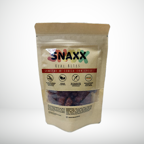 GOMITAS DE CEREZA CON CHILE 80GR SNAXX REAL BITES