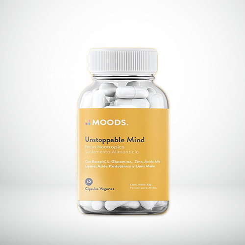 UNSTOPPABLE MIND / FOCUS NOOTROPICS 60 CAPS MOODS