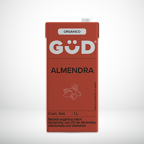 LECHE DE ALMENDRA SIN AZUCAR 1 LT GUD