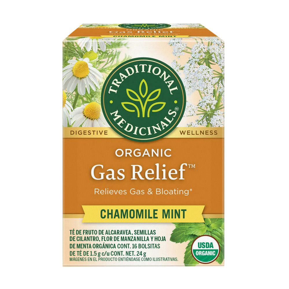 Te organico gas relief de manzanilla y menta 24 g