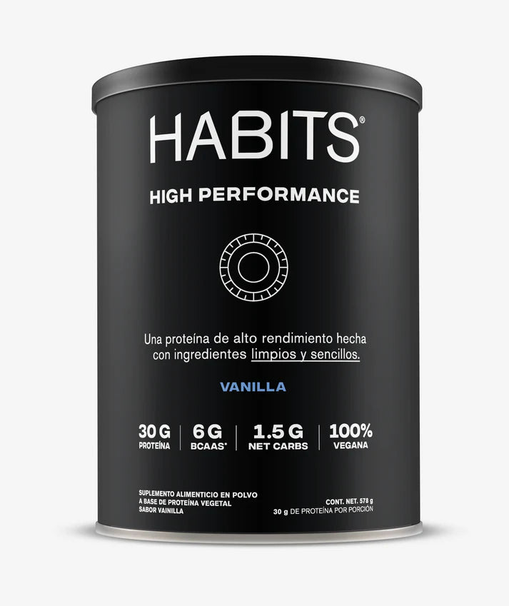 PROTEÍNA HABITS HIGH PERFORMANCE VAINILLA 578 G