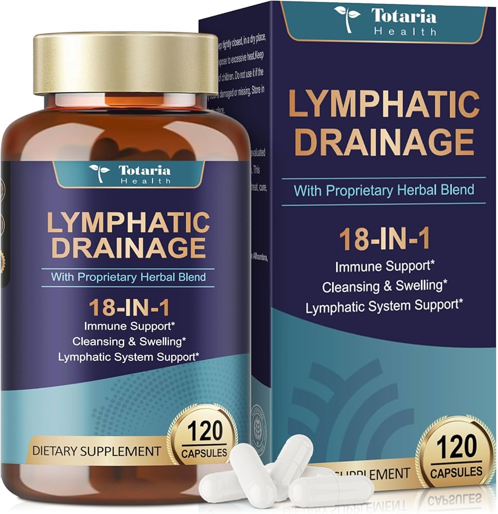 lymphatic drainage 120 capsulas