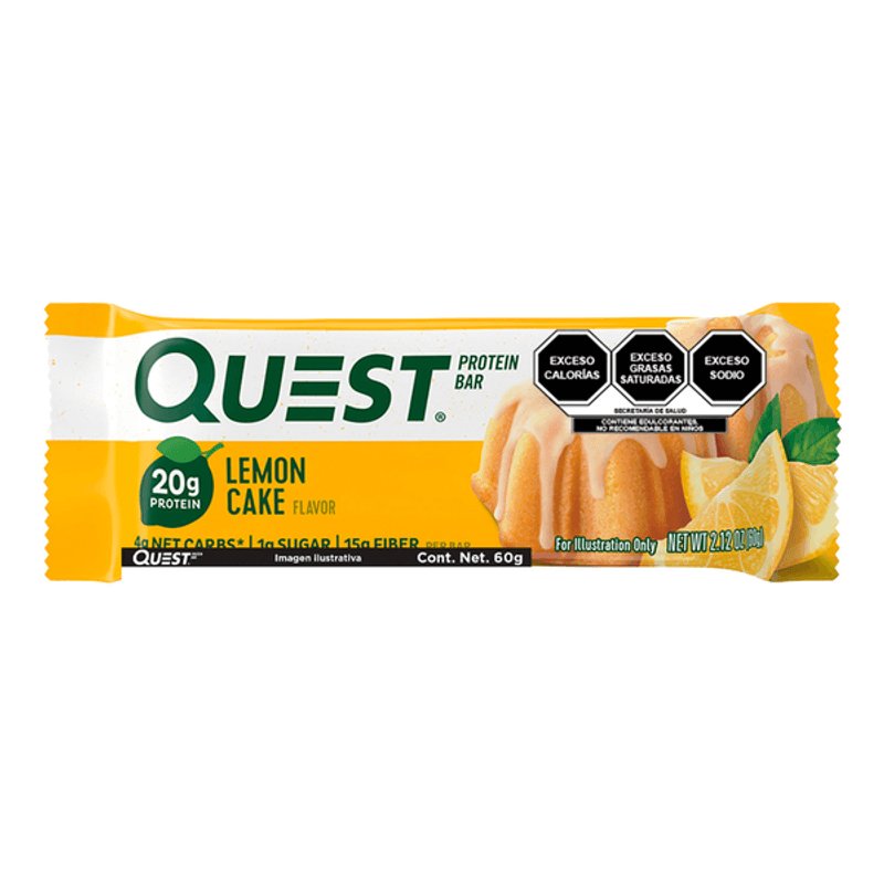 BARRA QUEST PAY DE LIMON 60 GR