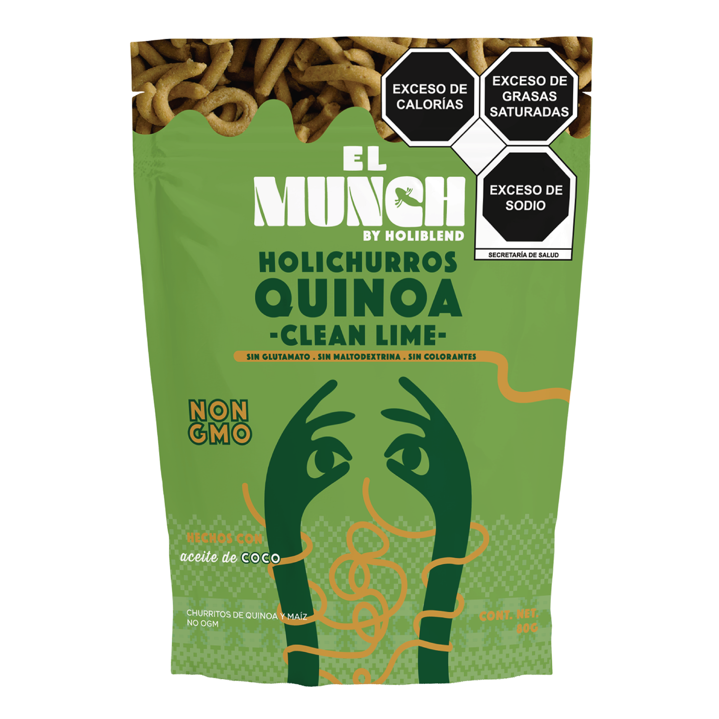 HOLICHURROS SAL Y LIMON 80 GR HOLIBLEND