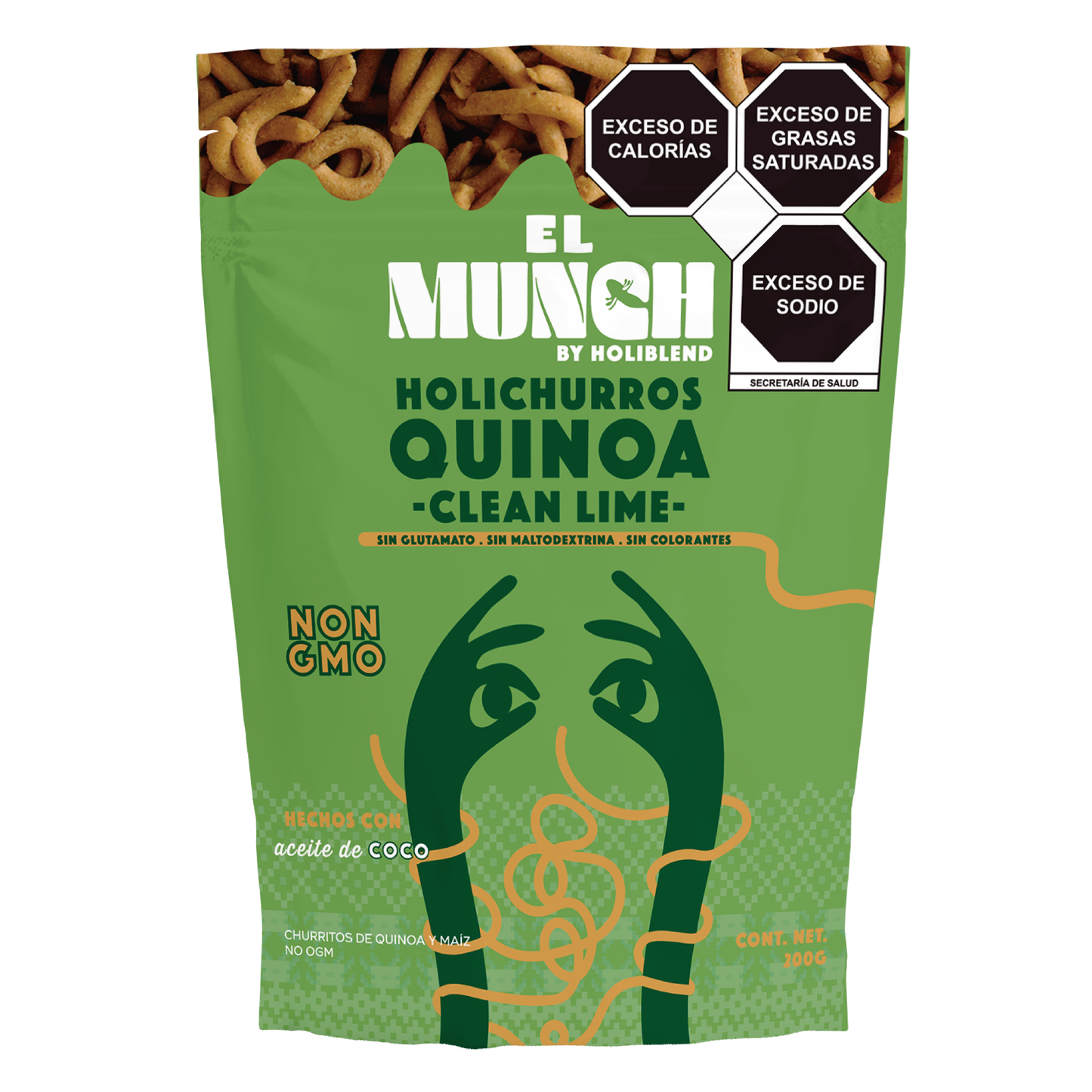 HOLICHURROS SAL Y LIMON 200 GR HOLIBLEND