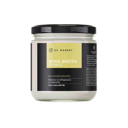 BONE BROTH DE POLLO 500 ML · ENVÍO EXCLUSIVO EN CDMX ·