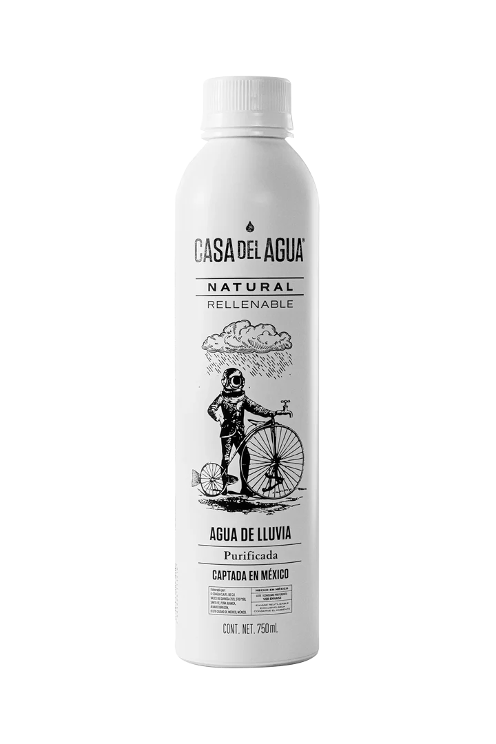 AGUA NATURAL RELLANABLE 750 ML