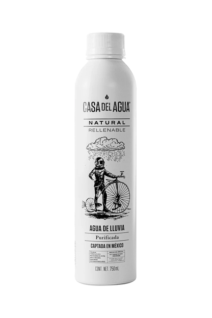AGUA NATURAL RELLANABLE 750 ML