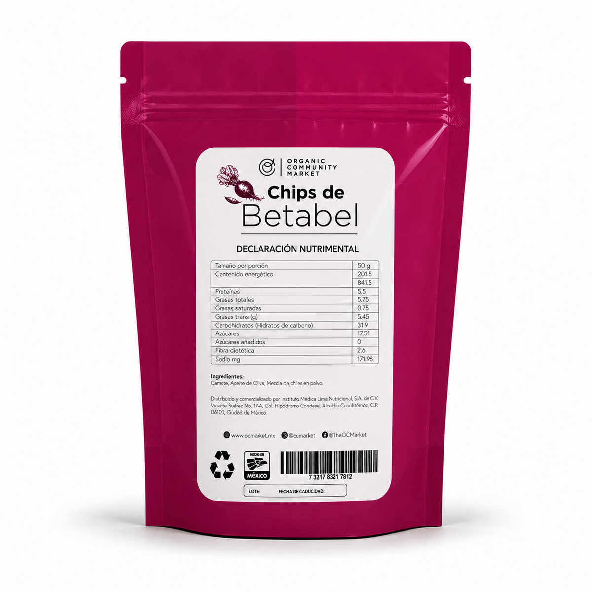 CHIPS DE BETABEL 100g