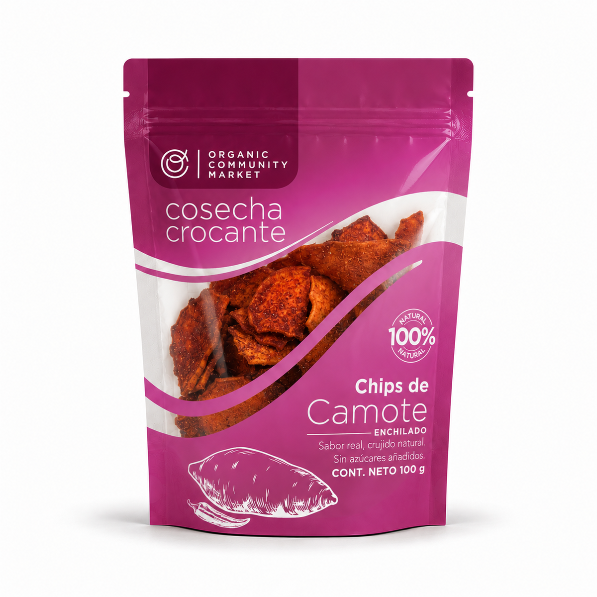CHIPS DE CAMOTE ENCHILADO 100g