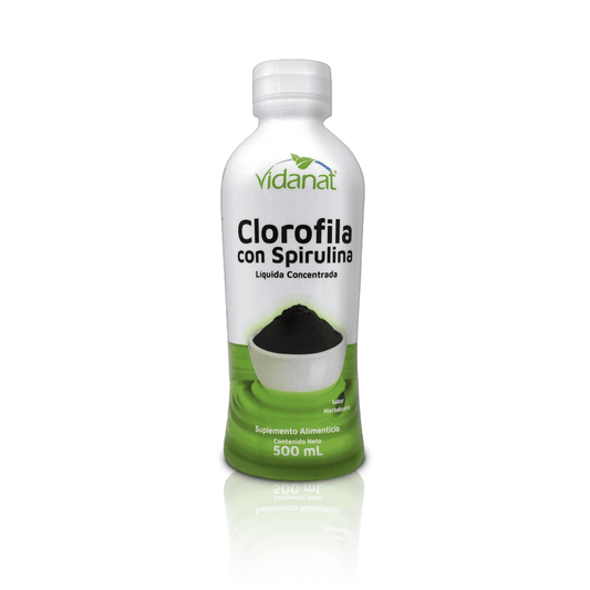 CLOROFILA LIQUIDA CON SPIRULINA 500 ML