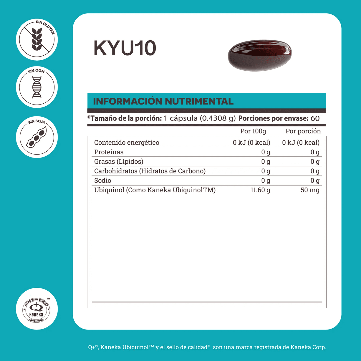 KYU COQ10 60 CÁPSULAS MATTER