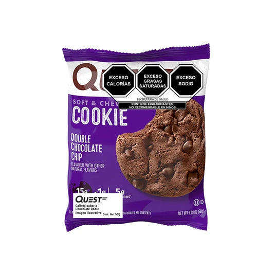 GALLETA QUEST DE DOBLE CHOCOLATE