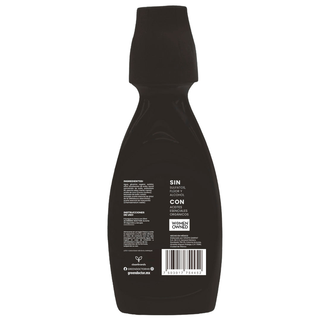 ENJUAGUE BUCAL FRESH CARBON GREEN COSTOR 250 ML