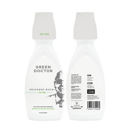 ENJUAGUE BUCAL FRESH TEA TREE GREEN DOCTOR 250 ML