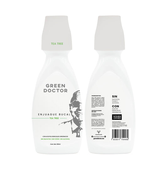 ENJUAGUE BUCAL FRESH TEA TREE GREEN DOCTOR 250 ML