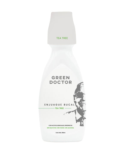 ENJUAGUE BUCAL FRESH TEA TREE GREEN DOCTOR 250 ML