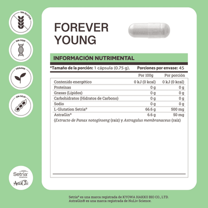 FOREVER YOUNG 45 CÁPSULAS MATTER