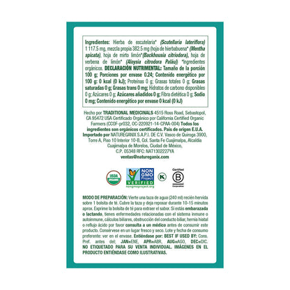 TE DE LIMON VERBENA Y MENTA 24 GR