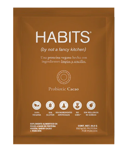 PROTEÍNA HABITS SACHETS DE CACAO 30.5 G