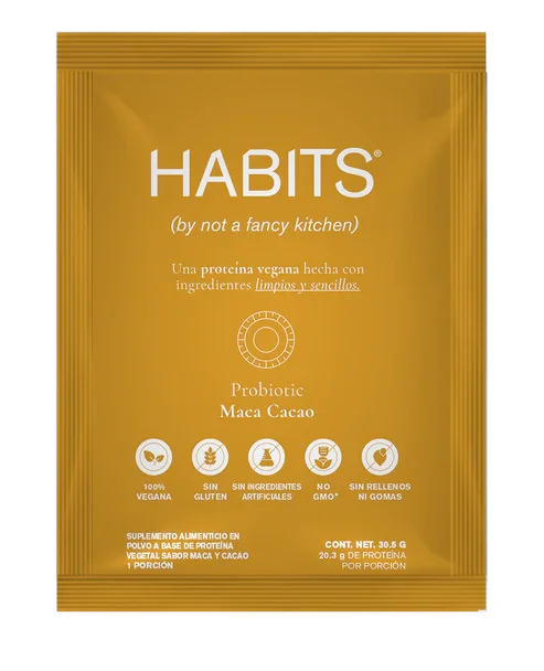 PROTEÍNA HABITS SACHETS DE MACA CACAO 30.5 G