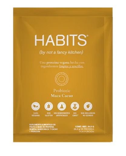 PROTEÍNA HABITS SACHETS DE MACA CACAO 30.5 G